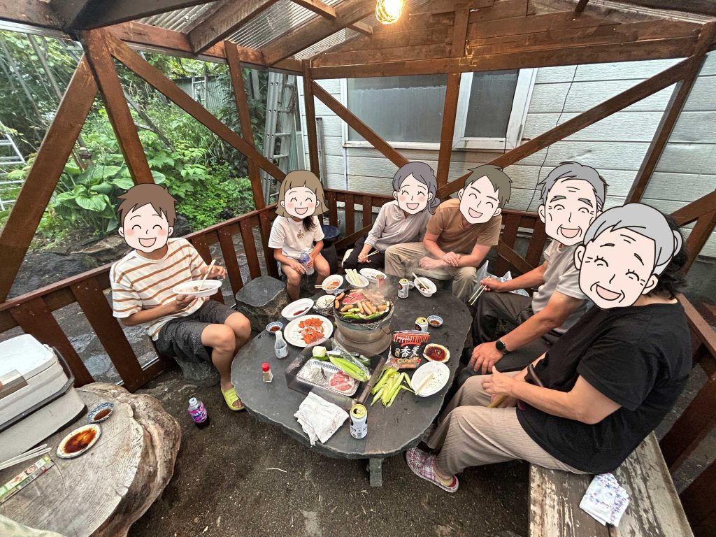 バーベQ小屋-(利用例)