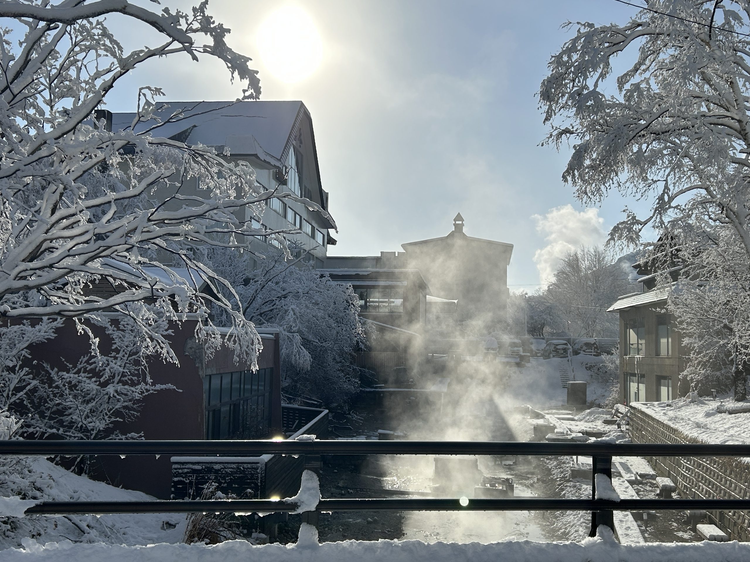 川湯温泉6丁目(冬景色)
